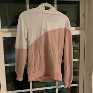 color block hoodie